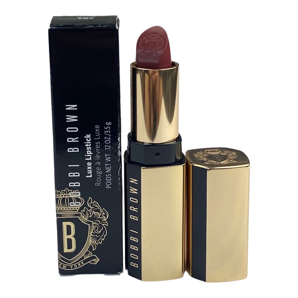 Bobbi Brown Luxe Lipstick Bond 604 Limited Edition Long Lasting Skincare Infused